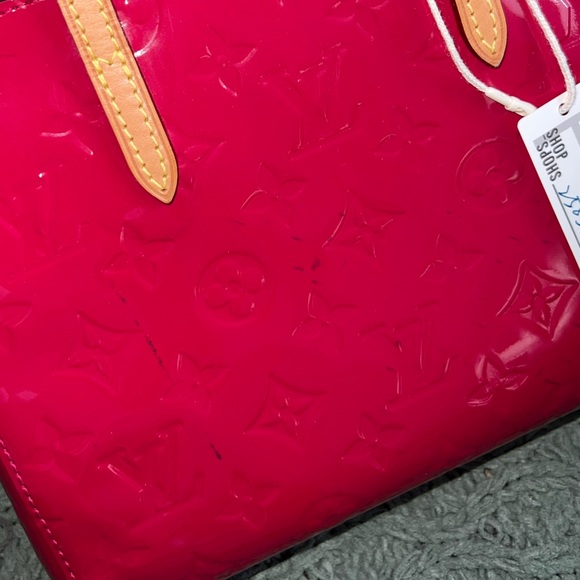 LV Preloved Vernis Tote Bag, Red/Framboise size Small. - Picture 7 of 9